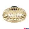 Kép 1/4 - Eglo 43723 Amsfield mennyezeti lámpa, fonott, bambusz, barna, E27 foglalattal, max. 1x40W