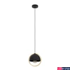 Kép 1/4 - Eglo 43755 Callow 1 ágú függeszték, fa kerettel, fekete, E27 foglalattal, max. 1x40W, IP20