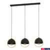 Kép 1/4 - Eglo 43756 Callow több ágú függeszték, fa kerettel, fekete, E27 foglalattal, max. 3x40W, IP20
