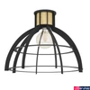 Kép 1/4 - Eglo 43768 Stillington mennyezeti lámpa, fa díszítéssel, fekete, E27 foglalattal, max. 1x40W, IP20