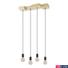 Kép 1/4 - Eglo 43799 Halkin több ágú függeszték, fa, E27 foglalattal, max. 4x40W, IP20