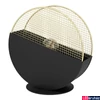Kép 1/5 - Eglo 43813 Mumbles asztali lámpa, arany rácsos felülettel, fekete, E27 foglalattal, max. 1x40W, IP20