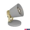 Kép 1/3 - Eglo 43841 Twicken asztali lámpa, arany díszítéssel, szürke, E27 foglalattal, max. 1x28W, IP20