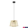 Kép 1/6 - Eglo 43852 Hykeham 1 ágú függeszték, bambusz, barna, E27 foglalattal, max. 1x40W, IP20