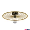 Kép 1/6 - Eglo 43883 Leominster mennyezeti lámpa, fekete, E27 foglalattal, max. 1x40W, IP20