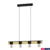 Kép 1/5 - Eglo 43902 Bailrigg függeszték, fekete, E27 foglalattal, max. 4x40W, IP20