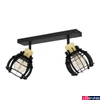 Kép 1/5 - Eglo 43927 Stillington 1 mennyezeti lámpa, fekete, E27 foglalattal, max. 2x40W, IP20