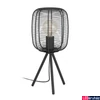 Kép 1/5 - Eglo 43967 Rinroe asztali lámpa, fekete, E27 foglalattal, max. 1x40W, IP20
