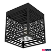 Kép 1/4 - Eglo 900355 Piedritas mennyezeti lámpa, fekete, E27 foglalattal, max. 1x40W, IP20