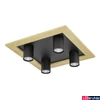 Kép 1/5 - Eglo 900435 Valcasotto 1 mennyezeti lámpa, fekete, GU10 foglalattal, max. 4x4,5W, IP20