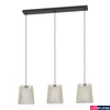 Kép 1/5 - Eglo 900903 Fattoria függeszték, barna, E27 foglalattal, max. 3x25W, IP20