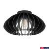 Kép 1/5 - Eglo 901001 Cossano 3 mennyezeti lámpa, fekete, E27 foglalattal, max. 1x40W, IP20