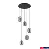 Kép 1/5 - Eglo 901194 Ciampino függeszték, fekete, E27 foglalattal, max. 5x28W, IP20