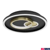 Kép 1/5 - Eglo 901244 Tiriolo mennyezeti lámpa, fekete, 1800;1050 lm, 4000K természetes fehér, beépített LED, 14W+8,5W, IP20