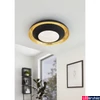 Kép 1/4 - Eglo 98527 Canicosa 2 mennyezeti lámpa, arany belső festéssel, fekete, 3000 lm, 2700K-6500K szabályozható, beépített LED, 24,5W, IP20