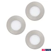 Kép 1/3 - Eglo 98634 Fueva 1 fürdőszobai süllyesztett LED panel, IP44, matt nikkel, 1050 lm, 3000K melegfehér, beépített LED, 3x2,8W, IP20, IP44
