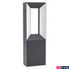 Kép 1/2 - Eglo 98727 Riforano kültéri állólámpa, fekete, 1100 lm, 3000K melegfehér, beépített LED, 2x5W, IP54