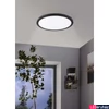 Kép 1/2 - Eglo 98867 Fueva Flex LED panel, süllyesztett, 22,5cm, fekete, kör, 2800 lm, 3000K melegfehér, beépített LED, 22W, IP20, 225mm átmérő