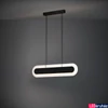 Kép 2/3 - Eglo 390013 Fabriano 1 ágú függeszték, akril peremmel, fekete, 4800 lm, 3000K melegfehér, LED foglalattal, max. 2x16W, IP20