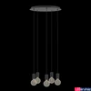 Kép 2/6 - Eglo 390267 Huebro függeszték, fekete, E27 foglalattal, max. 5x40W, IP20