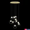 Kép 2/4 - Eglo 390345 Portocolom függeszték, arany, 3500 lm, 3000K melegfehér, beépített LED, 10x3W, IP20