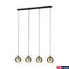 Kép 2/2 - Eglo 39686 Lemorieta több ágú függeszték, mattított üvegburával, arany, E27 foglalattal, max. 4x40W, IP20