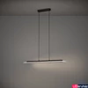 Kép 2/6 - Eglo 39901 Bucita 1 ágú függeszték, akril kerettel, fekete, 4350;3700 lm, 3000K melegfehér, beépített LED, 29,5W;2x14W, IP20