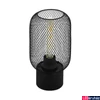 Kép 2/2 - Eglo 43096 Wrington asztali lámpa, fémrácsos, fekete, E27 foglalattal, max. 1x60W, IP20