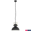 Kép 2/2 - Eglo 43162 Lubenham 1 ágú függeszték, fa elemekkel, fekete, E27 foglalattal, max. 1x28W, IP20