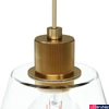 Kép 2/2 - Eglo 43633 Copley 1 ágú függeszték, üveg burával, arany, E27 foglalattal, max. 1x40W, IP20