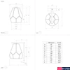 Kép 2/2 - Eglo 43645 Mardyke fali lámpa, üveg burával, fekete, E27 foglalattal, max. 1x40W, IP20