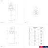 Kép 2/2 - Eglo 43646 Mardyke asztali lámpa, üveg burával, fekete, E27 foglalattal, max. 1x40W, IP20