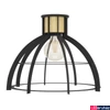 Kép 2/4 - Eglo 43768 Stillington mennyezeti lámpa, fa díszítéssel, fekete, E27 foglalattal, max. 1x40W, IP20