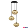 Kép 2/5 - Eglo 43864 Amsfield 1 függeszték, fekete, E27 foglalattal, max. 3x40W, IP20
