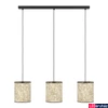 Kép 2/5 - Eglo 43937 Butterburn függeszték, bézs, E27 foglalattal, max. 3x25W, IP20