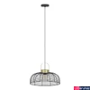 Kép 2/5 - Eglo 43964 Roundham 1 ágú függeszték, fekete, E27 foglalattal, max. 1x40W, IP20