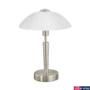 Kép 2/2 - Eglo 85104 Solo 1 asztali lámpa, szatén üveg burával, nikkel, E14 foglalattal, max. 1x40W, IP20