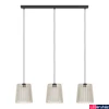 Kép 2/5 - Eglo 900903 Fattoria függeszték, barna, E27 foglalattal, max. 3x25W, IP20