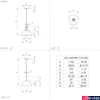 Kép 2/3 - Eglo 99695 Calmanera 1 ágú függeszték, fehér, E27 foglalattal, max. 1x40W, IP20
