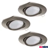 Kép 3/3 - Eglo 31689 Tedo beépíthető lámpa, 3db/csomag, süllyesztett, 80 mm, nikkel, GU10 foglalattal, max. 3x5W, IP20
