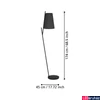 Kép 3/3 - Eglo 390134 Petrosa állólámpa, fekete, E27 foglalattal, max. 1x40W, IP20