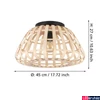 Kép 3/3 - Eglo 390149 Montezuelo mennyezeti lámpa, bambusz, E27 foglalattal, max. 1x40W, IP20