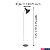 Kép 3/3 - Eglo 390222 Morescana állólámpa, fekete, E27 foglalattal, max. 1x28W, IP20