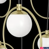 Kép 3/4 - Eglo 390345 Portocolom függeszték, arany, 3500 lm, 3000K melegfehér, beépített LED, 10x3W, IP20
