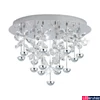 Kép 3/3 - Eglo 39245 Pianopoli mennyezeti lámpa, kristály, króm, 3600 lm, 3000K melegfehér, beépített LED, 15x1,8W, IP20