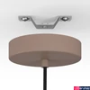 Kép 3/6 - Eglo 39948 Gaetano 2 1 ágú függeszték, arany belső festéssel, kristály berakással, barna, E27 foglalattal, max. 1x40W, IP20
