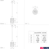 Kép 3/4 - Eglo 43628 Milligan 1 ágú függeszték, rácsos burával, fekete, E27 foglalattal, max. 1x40W, IP20
