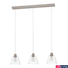 Kép 3/3 - Eglo 43632 Copley több ágú függeszték, üveg burával, rosegold, E27 foglalattal, max. 3x40W, IP20