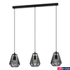 Kép 3/3 - Eglo 43693 Stype több ágú függeszték, rácsos burával, fekete, E27 foglalattal, max. 3x40W, IP20