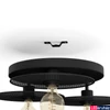 Kép 2/5 - Eglo 43728 Ikeston több ágú függeszték, 3db foglalattal, rácsos, fekete, E27 foglalattal, max. 3x40W, IP20